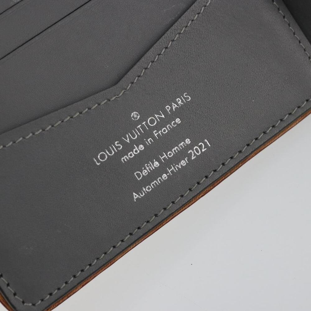 Louis Vuitton Mirror Portefeuille Slender Bifold Wallet Silver - Picture 8 of 16